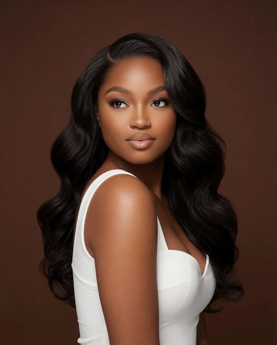 Frontal and closure wig finish